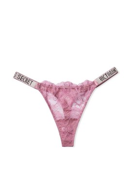 Трусики Victoria's Secret Very Sexy Shine Strap in Lace Thong panty