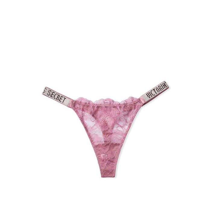 Трусики Victoria's Secret Very Sexy Shine Strap in Lace Thong panty