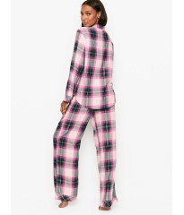 Пижама Victoria’s Secret Flannel Long PJ Set