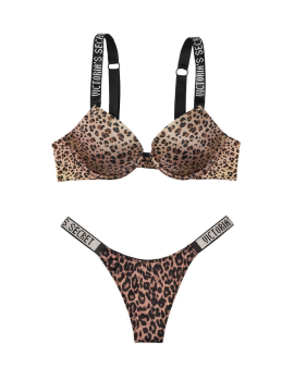 Комплект белья Victoria’s Secret Very Sexy Embellished Strap Push-up Bra set 