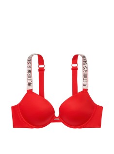 Комплект білизни Victoria's Secret Very Sexy Embellished Strap Push-up Bra set Lipstick❤️