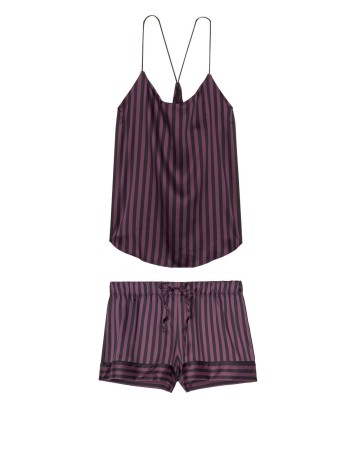 Пижама Victoria’s Secret Cami PJ Set Dark Stripes