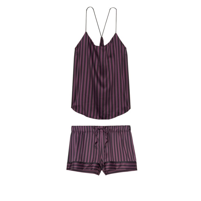 Піжама Victoria's Secret Cami PJ Set Dark Stripes