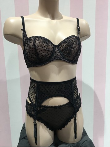 Комплект білизни Victoria's Secret Dream Angel Lace Bra set &amp; Garter