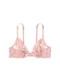 Комплект белья VS Floral Embroidered Luxe Lingerie Thong Panty S & Bra