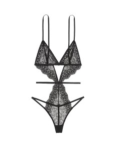 Боді Victoria's Secret Very Sexy Strappy Black Lace