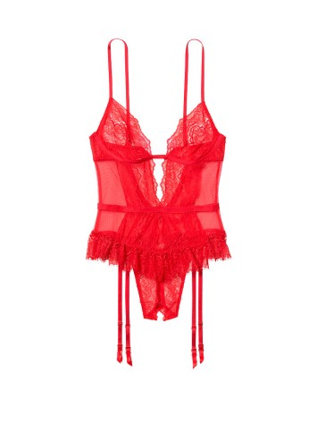 Мереживне боді Very Sexy Lace Babydoll Lipstick