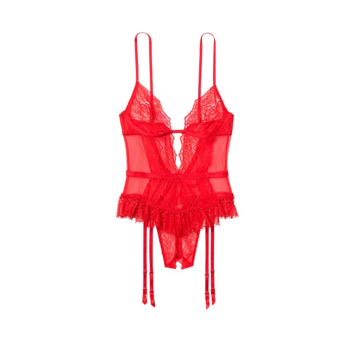 Мереживне боді Very Sexy Lace Babydoll Lipstick
