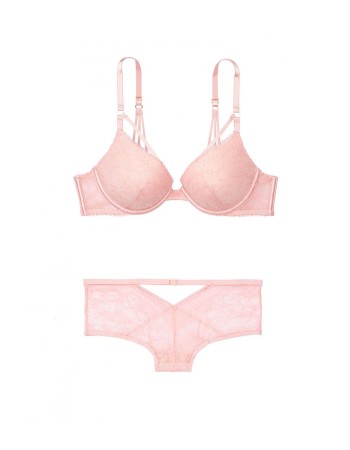 Комплект белья с пуш-ап Very Sexy Strappy bra set Light pink