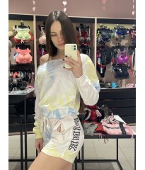 Спортивный костюм Victoria’s Secret SPORTShort Fleece set Rainbow