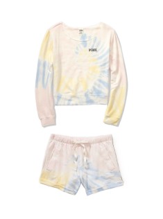 Спортивний костюм Victoria's Secret SPORTShort Fleece set Rainbow