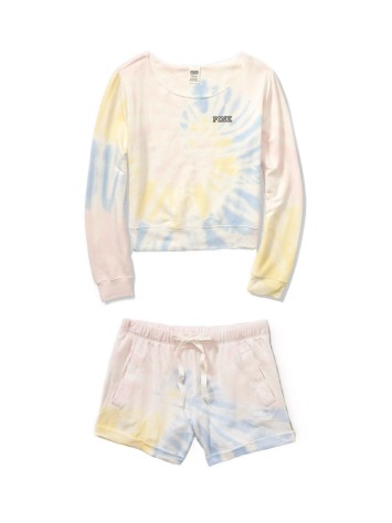 Спортивний костюм Victoria's Secret SPORTShort Fleece set Rainbow