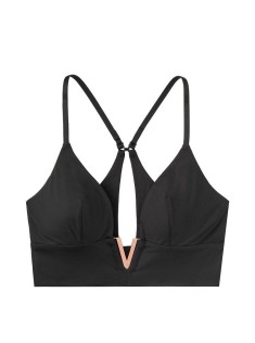 Комплект білизни Victoria&#39;s Secret Plunge Bralette &amp; Brazilian panty V logo