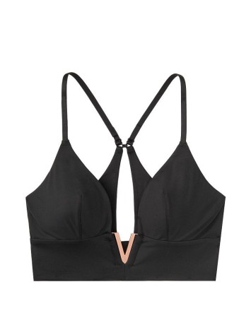 Комплект білизни Victoria's Secret Plunge Bralette &amp; Brazilian panty V logo