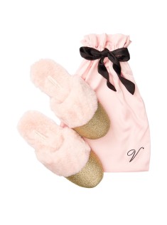 Домашні капці з хутром Victoria's Secret Slippers