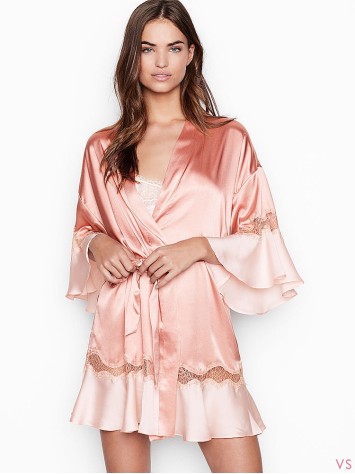 Халат Victoria's Secret Flounce Robe So Rose