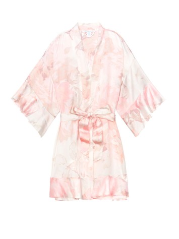 Сатиновий халат Flounce Satin Robe
