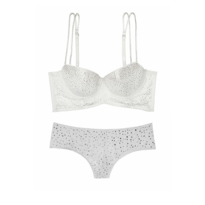 Комплект белья Victoria’s Secret Fashion Show Lux Bra Very Sexy SWAROVSKI,  трусики М, Вra 34D