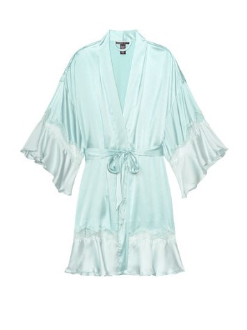 Халат Victoria's Secret Flounce Robe Opal Blue