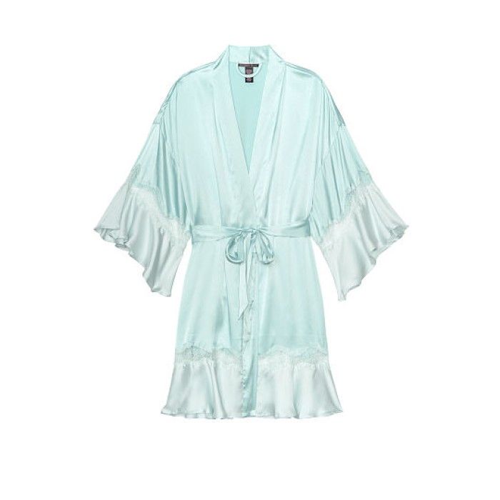 Халат Victoria's Secret Flounce Robe Opal Blue