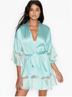 Халат Victoria's Secret Flounce Robe Opal Blue
