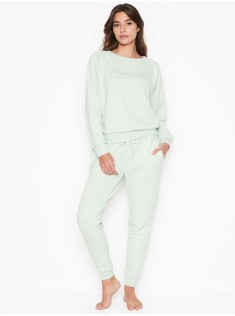 Спортивний костюм Victoria's Secret Stretch Fleece Crewneck Shine logo VS