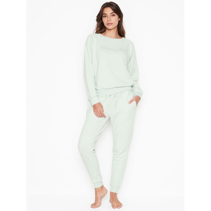 Спортивний костюм Victoria's Secret Stretch Fleece Crewneck Shine logo VS