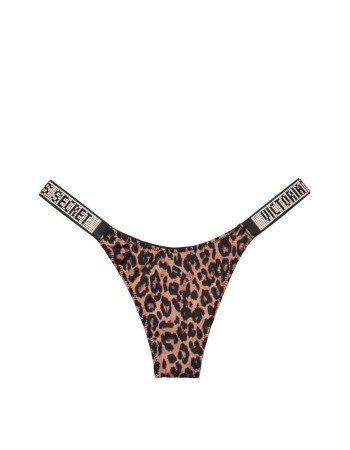 Трусики Victoria’s Secret Shine Strap Thong panty Leopard