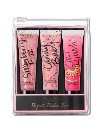 Подарочный набор блесков Victoria’s Secret Perfect Pinks Lip Trio