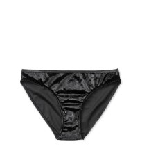 Трусики Victoria's Secret Black Velvet Bikini panty 