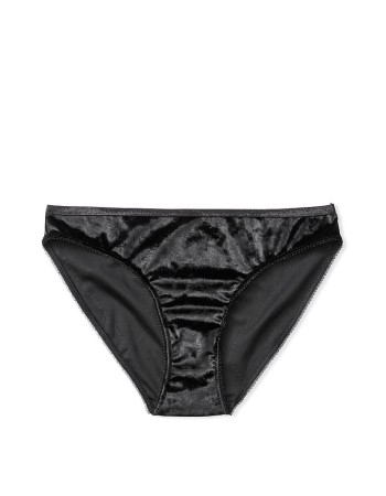 Трусики Victoria's Secret Black Velvet Bikini panty