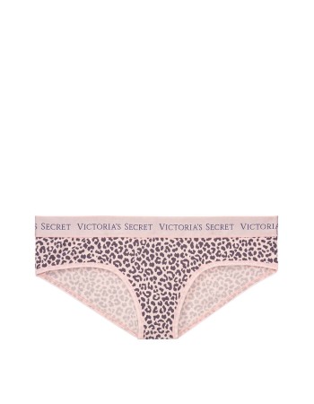 Трусики Victoria's Secret Cotton Hiphugger panty VS logo Leo print