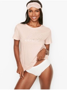 Подарунковий набір для сну Victoria&#39;s Secret Gift Set - Eye Mask &amp; Sleepshirt &amp; Shorts