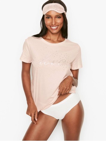 Подарунковий набір для сну Victoria's Secret Gift Set - Eye Mask &amp; Sleepshirt &amp; Shorts