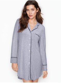 Нічна сорочка Victoria's Secret Modal Long-Sleeve Sleepshirt
