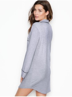 Нічна сорочка Victoria's Secret Modal Long-Sleeve Sleepshirt