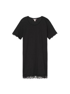 Нічна сорочка Victoria's Secret Modal Black Lace