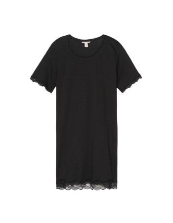 Ночная рубашка Victoria’s Secret Modal Black Lace