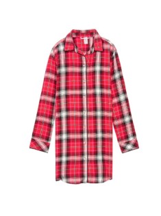 Нічна сорочка Victoria's Secret Flannel Sleep Shirt Top