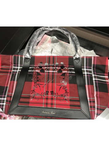 Пляжна сумка Victoria's Secret Red plaid tote