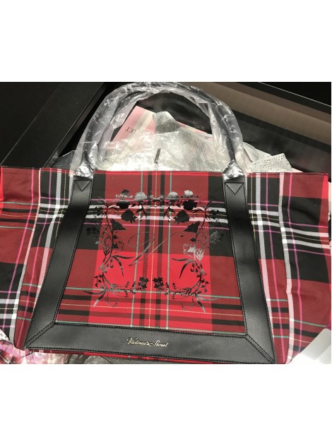Пляжная сумка Victoria's Secret Red plaid tote