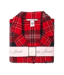 Фланелева піжама з шортами Victoria's Secret Flannel Short PJ Set