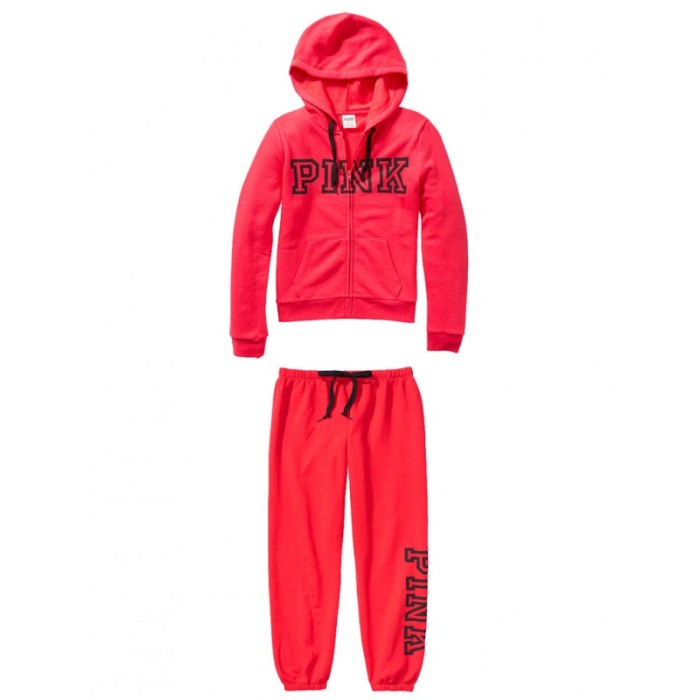 Спортивний костюм Victoria's Secret PINK SPORT red