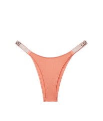 Трусики VS Very Sexy Crystal Logo Brazilian Panty Love Strap