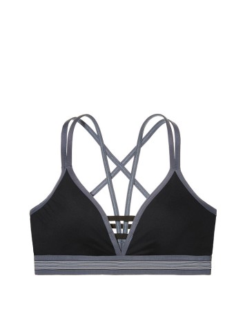Спортивний топ Victoria Secret Black Strappy back Sport Bra