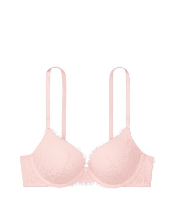 Бюстгальтер Victoria’s Secret Dream Angels Push-up Bra Apricot Lace 