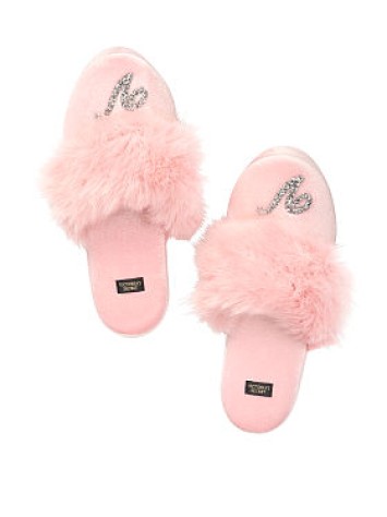 Домашні капці Victoria's Secret Slippers Shine Logo V