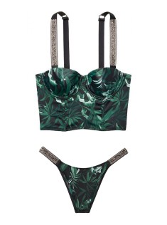 Комплект білизни Victoria's Secret Very Sexy Shine Strap Balconette Tropical print