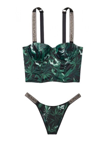 Комплект білизни Victoria's Secret Very Sexy Shine Strap Balconette Tropical print