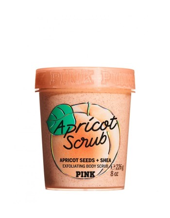 Скраб Victoria&#39;s Secret PINK Apricot Seeds &amp; Shea Exfoliating Body Scrub